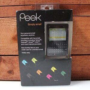 Peek Classic Email Device Black Portable Wireless Handheld – Vintage Tech NIB